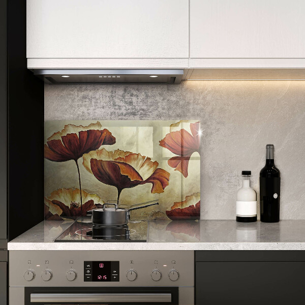 Deska do kuchni Malowane boho kwiaty