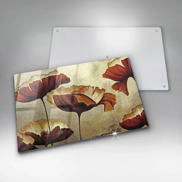 Deska do kuchni Malowane boho kwiaty