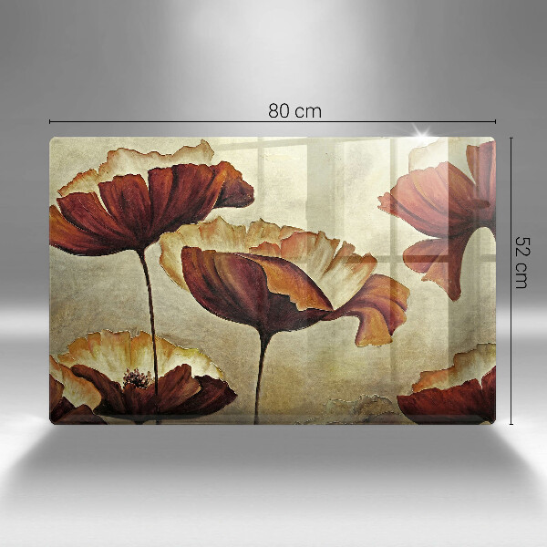 Deska do kuchni Malowane boho kwiaty