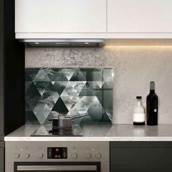 Deska do kuchni Trójkąty i woda