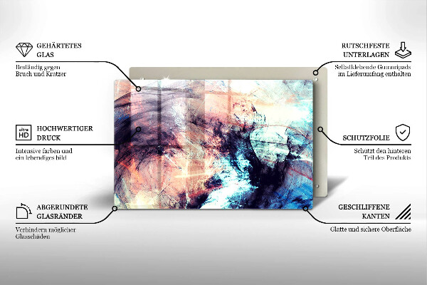 Deska do kuchni Malowana abstrakcja