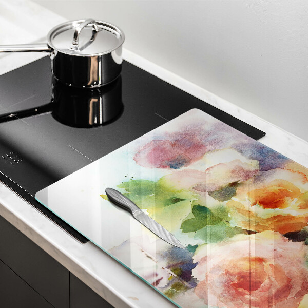 Deska do kuchni Malowane kwiaty