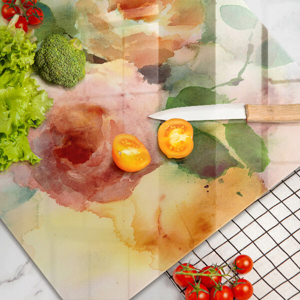 Deska do kuchni Malowane kwiaty