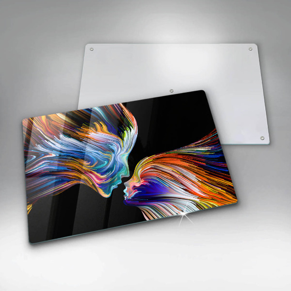 Deska do kuchni Abstrakcja pocałunek