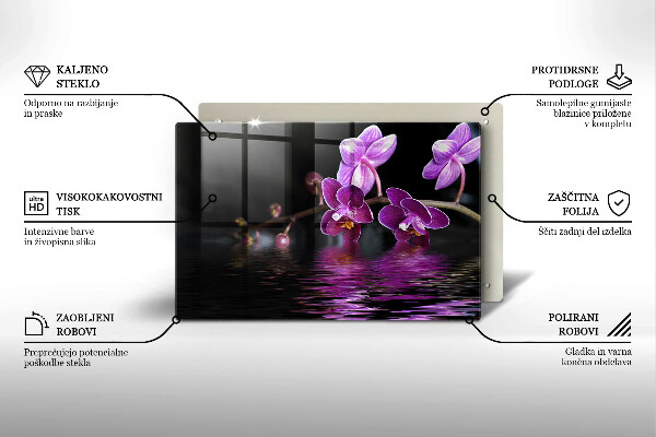 Deska do kuchni Orchidea woda zen