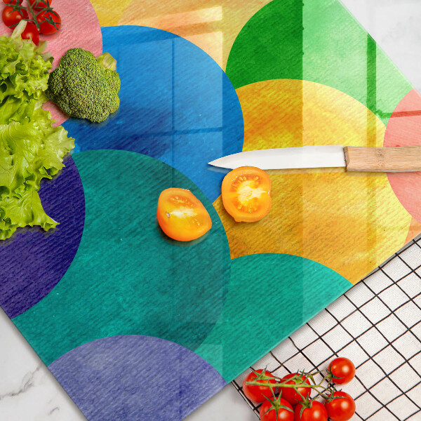 Deska do kuchni Barwne koła