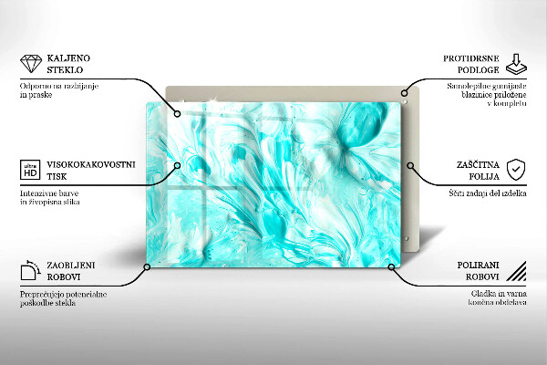 Deska do kuchni Farby abstrakcja