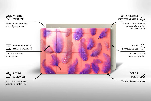 Deska do kuchni Puchate piórka