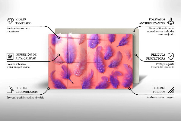 Deska do kuchni Puchate piórka