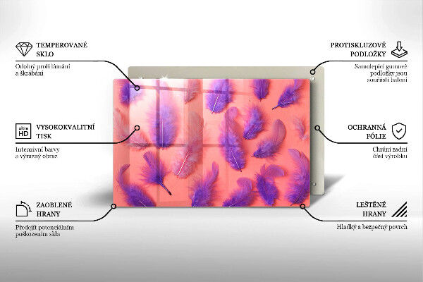 Deska do kuchni Puchate piórka