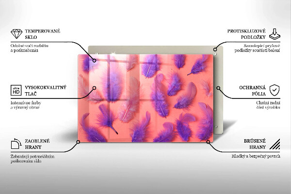 Deska do kuchni Puchate piórka