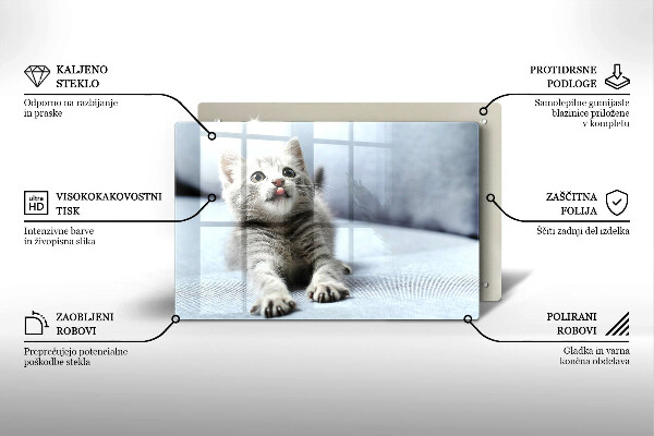 Deska do kuchni Mały uroczy kotek