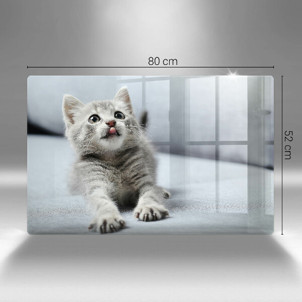 Deska do kuchni Mały uroczy kotek