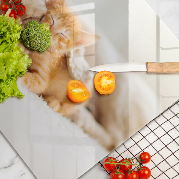 Deska do kuchni Zwierzęta pies i kot