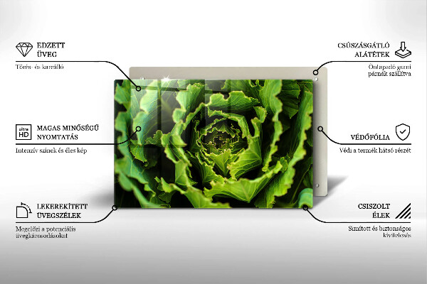 Deska do kuchni Jedzenie liście sałaty