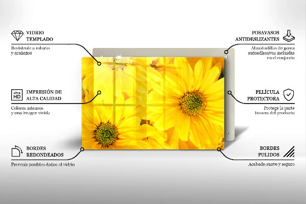 Deska do kuchni Kwiaty płatki