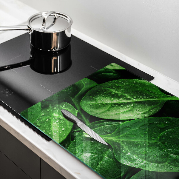 Deska do kuchni Liście bazylii