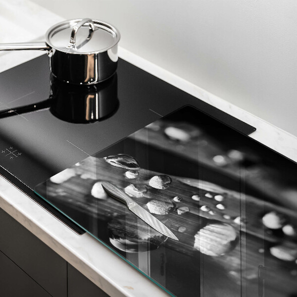 Deska do kuchni Krople rosy na liściach