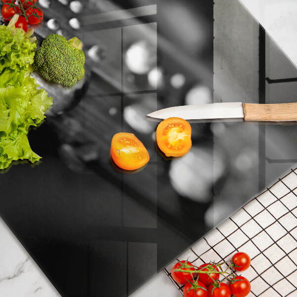 Deska do kuchni Krople rosy na liściach