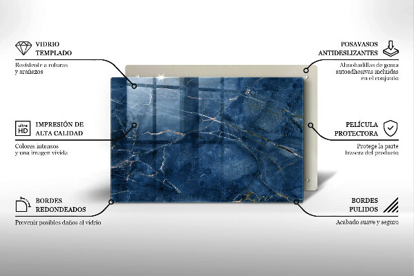 Deska do kuchni Tekstura kamienia marmur