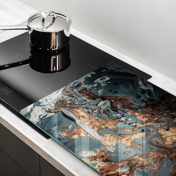 Deska do kuchni Złota struktura skały