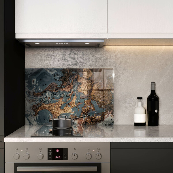 Deska do kuchni Złota struktura skały