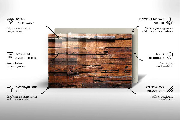 Deska do kuchni Ozdobne deski drewno