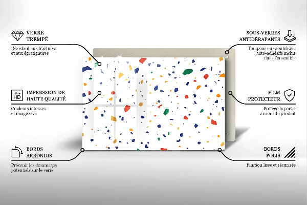 Deska do kuchni Kolorowy gres