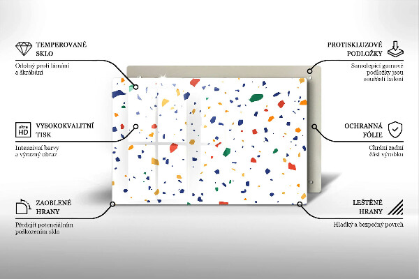 Deska do kuchni Kolorowy gres