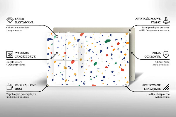 Deska do kuchni Kolorowy gres