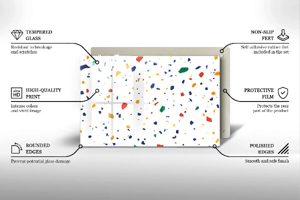 Deska do kuchni Kolorowy gres