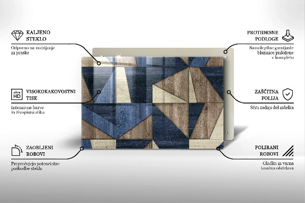 Deska do kuchni Abstrakcja geometryczna