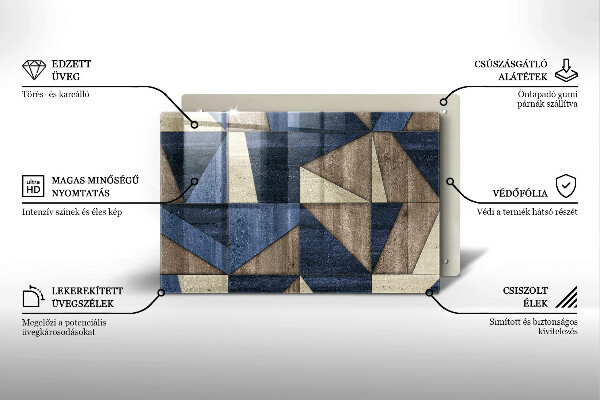 Deska do kuchni Abstrakcja geometryczna