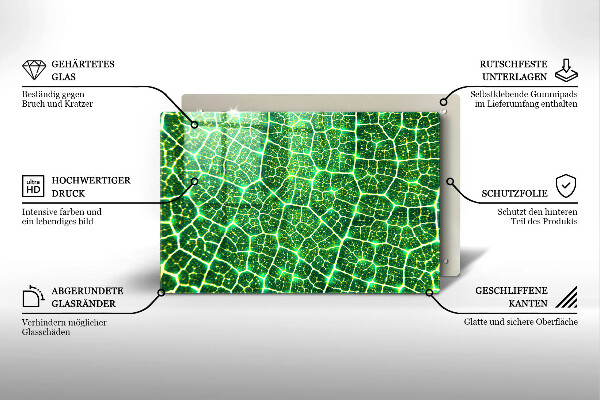 Deska do kuchni Struktura liścia