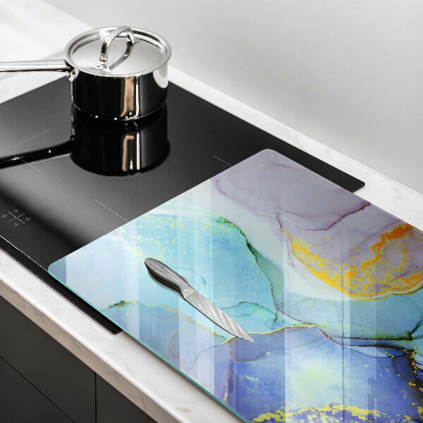 Deska do kuchni Pęknięty kamień złoto