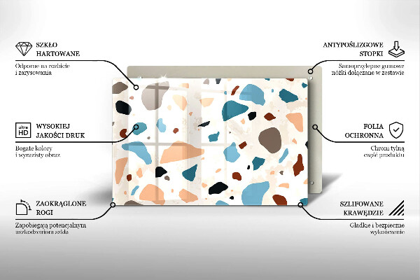 Deska do kuchni Kamień ozdobny gres