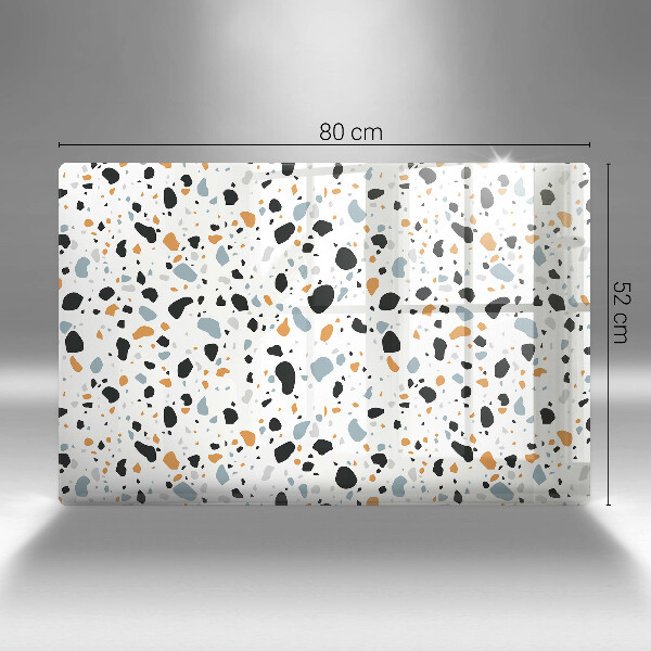 Szklana deska do kuchni Dekoracyjny kamień gres