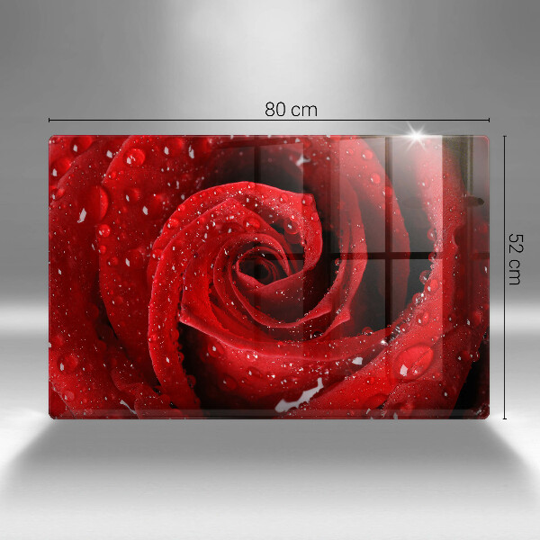 Deska do kuchni Róża płatki kwiatu