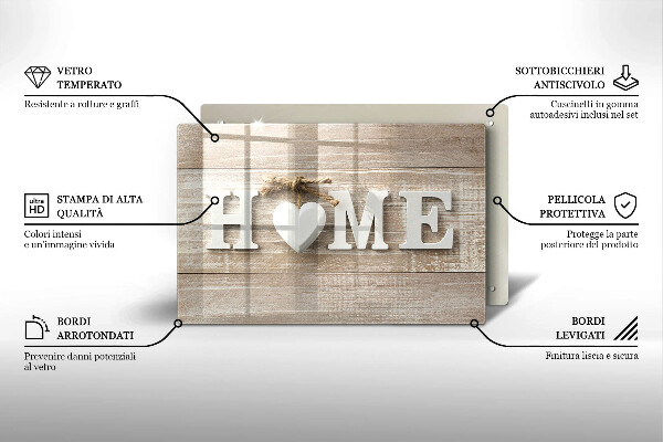 Deska do kuchni Deski i napis Home