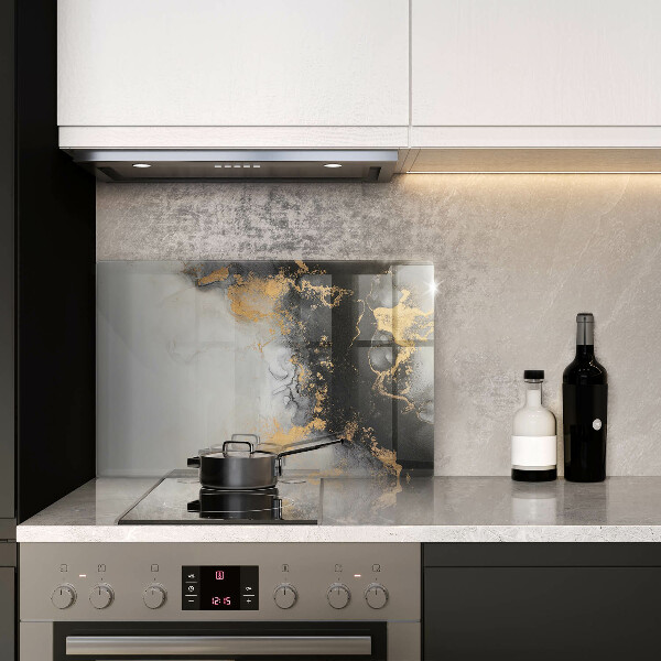 Deska do kuchni Abstrakcja ze złotem