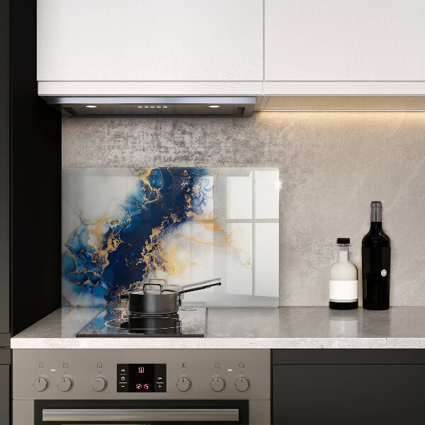 Deska do kuchni Abstrakcja z błękitem