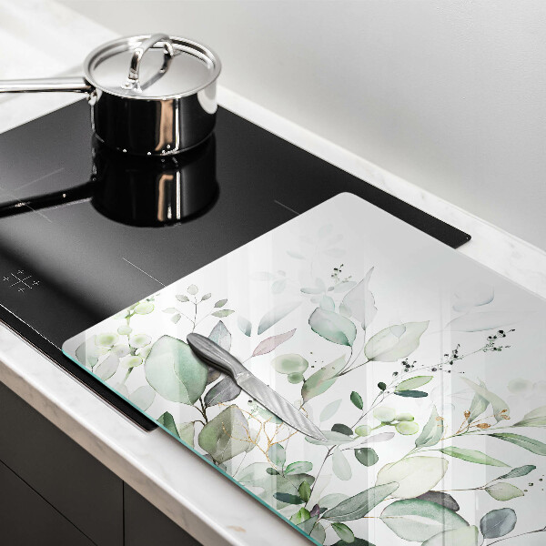 Deska do kuchni Akwarelowe rośliny