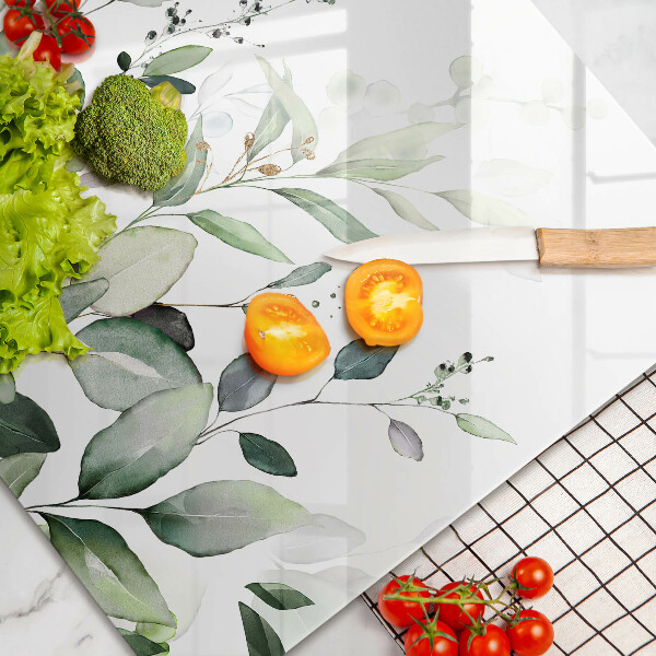 Deska do kuchni Akwarelowe rośliny