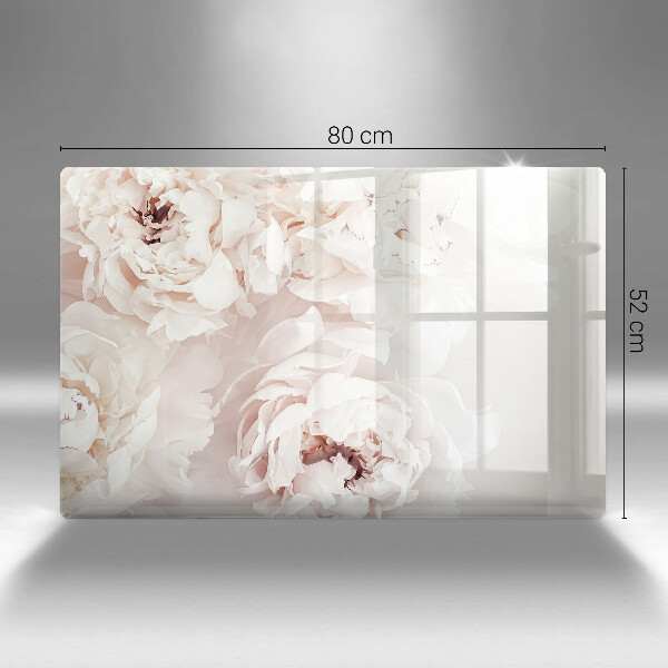 Deska do kuchni Pastelowe piwonie