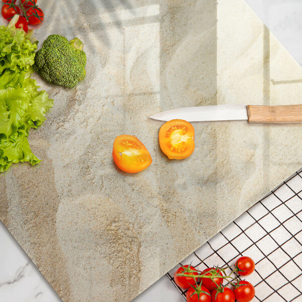 Deska do kuchni Liście palmy i piasek