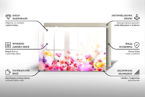 Deska do kuchni Łąka kwiatów