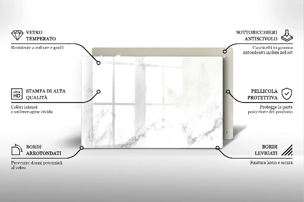Deska do kuchni Nowoczesny marmur