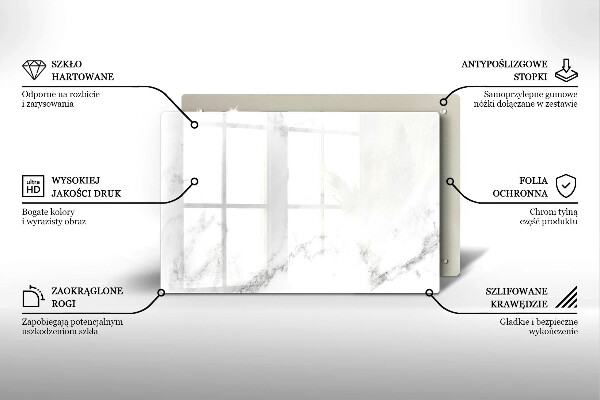 Deska do kuchni Nowoczesny marmur