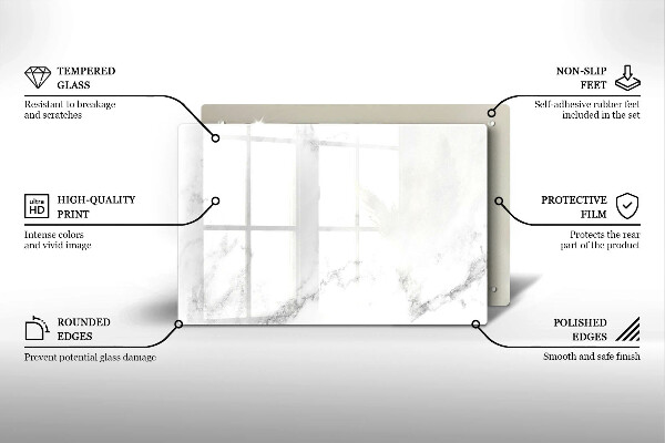 Deska do kuchni Nowoczesny marmur