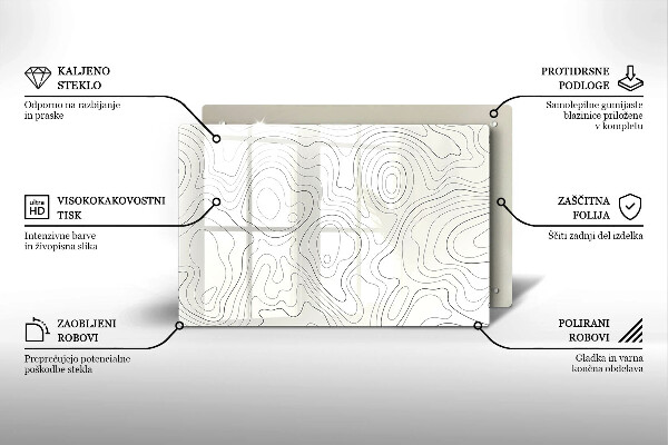 Deska do kuchni Line-art design